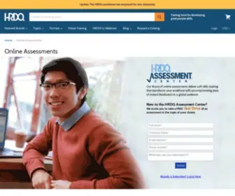 HRdqassessmentcenter.com(Online Assessments) Screenshot