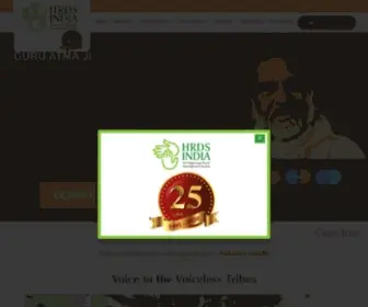 HRdsindia.org(NGO in India for Tribal Welfare) Screenshot