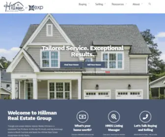 Hregsells.com(Renee Hillman leads this Raleigh eXp Realty to producer team of real estate agents) Screenshot