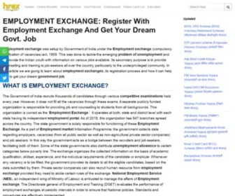Hrex.org(Employment Exchange) Screenshot