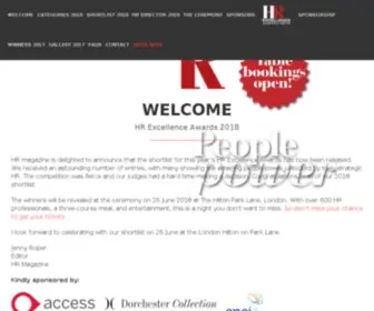 Hrexcellenceawards.com(The HR Excellence Awards are the most sought after) Screenshot