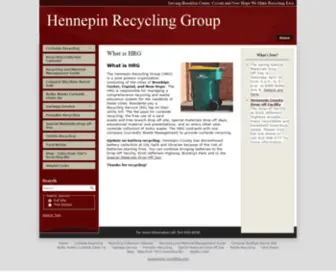 HRG-Recycling.com(Hennepin) Screenshot