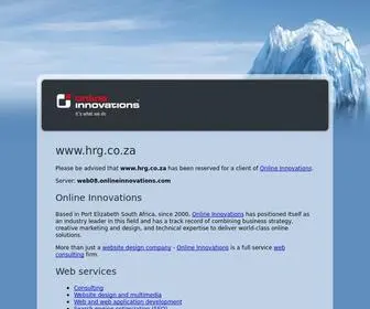 HRG.co.za(Please be advised) Screenshot