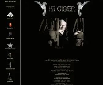 Hrgiger.com(HR Giger) Screenshot