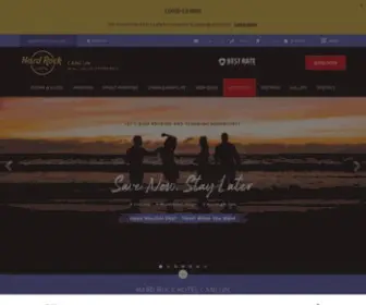 HRhcancun.com(Hard Rock Hotel) Screenshot