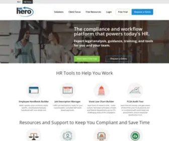 Hrhero.com(HR hero.com) Screenshot