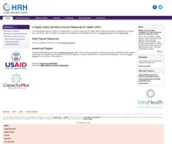 HRhresourcecenter.org(HRH Global Resource Center) Screenshot
