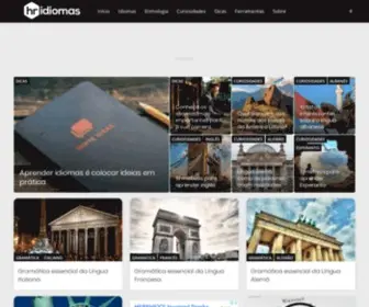 Hridiomas.com.br(Aprenda idiomas online) Screenshot