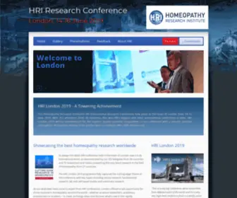 Hrilondon2019.org(4th HRI International Research Conference) Screenshot