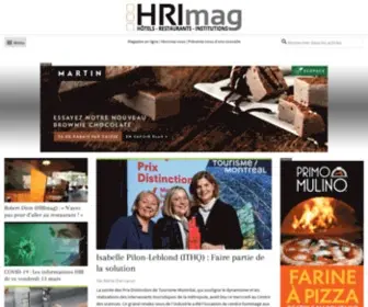 Hrimag.com(HOTELS, RESTAURANTS et INSTITUTIONS) Screenshot