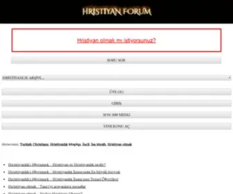 Hristiyanforum.com(Hristiyan Forum) Screenshot