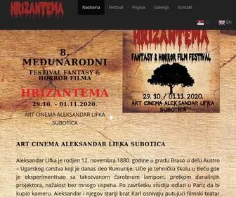 Hrizantemafest.org(Početna) Screenshot