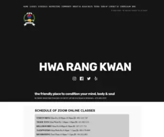 HRKSF.com(Hwa Rang Kwan Martial Arts) Screenshot