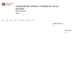 Hrlanding.com(Hudson River Landing) Screenshot