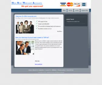 Hrmaccounts.com(High Risk Merchant Accounts) Screenshot