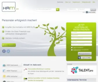 HRM.com(Das Fachportal für Human Resources Professionals) Screenshot