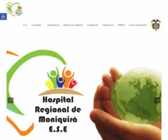 HRM.gov.co(Hospital Regional de Moniquirá) Screenshot