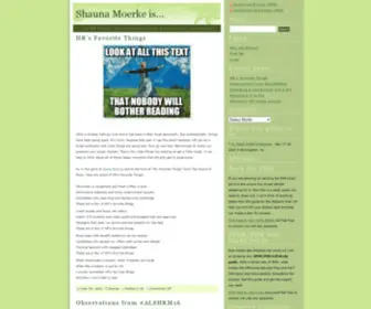 Hrminion.com(Shauna Moerke is) Screenshot