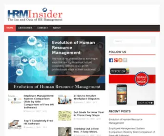 Hrminsider.com(HR Management Insider) Screenshot