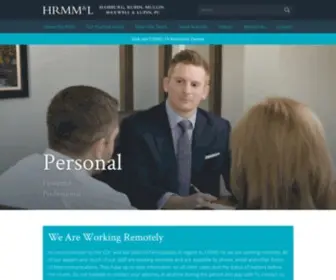 HRMML.com(Attorneys Serving Montgomery County) Screenshot