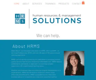 HRMSNW.com(Human Resources and Management Solutions) Screenshot