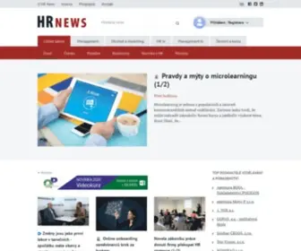 Hrnews.cz(Zprávy a novinky z HR) Screenshot