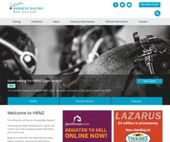 HRNZ.co.nz(Harness Racing New Zealand) Screenshot