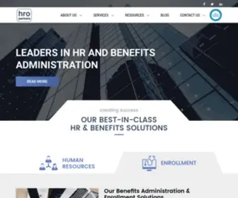 Hro-Partners.com(Our HRO team) Screenshot