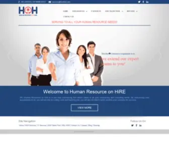 Hronhire.com(HR on Hire) Screenshot