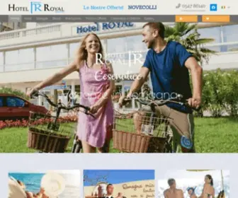 Hroyal.it(Hotel Royal Cesenatico) Screenshot