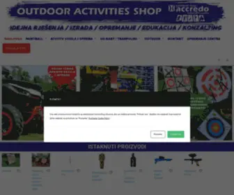 Hrpaintball.hr(Accredo Outdoor Shop) Screenshot