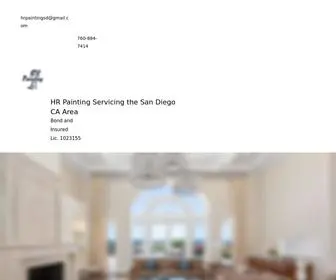 Hrpaintingsd.com(HR Painting Servicing the San Diego CA Area) Screenshot