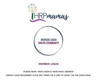 HRpmamasgroups.com(HRP Mamas) Screenshot