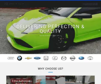 HRprestigeautopaint.com(Delivering Perfection & Quality) Screenshot