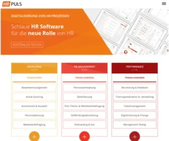 Hrpuls.de(Recruiting, HR Management & Performance) Screenshot