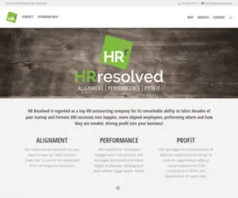 Hrresolved.com(HR Resolved) Screenshot