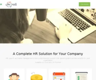 Hrroll.com(Human Capital Management) Screenshot