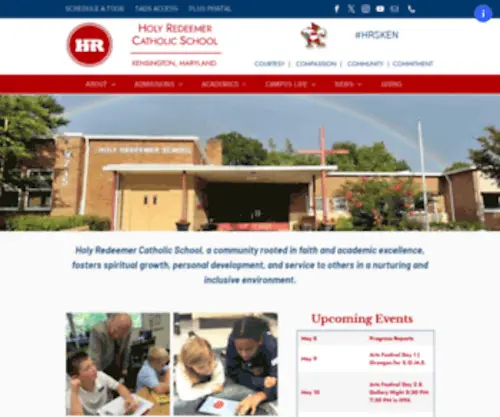 HRS-Ken.org(Holy Redeemer Catholic School) Screenshot