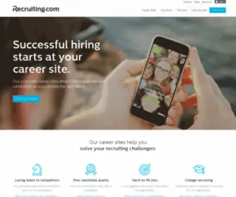 Hrseo.com(Corporate Career Sites and Recruiting Software) Screenshot