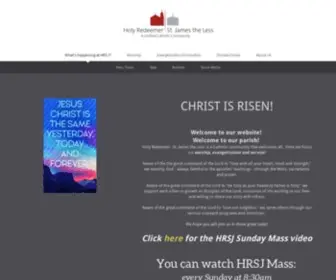 HRSjcatholic.com(Mass And Communion) Screenshot