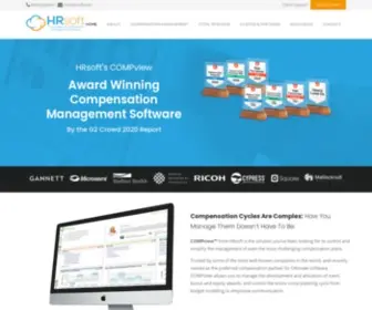 Hrsoft.com(Leader in Compensation Management Software) Screenshot