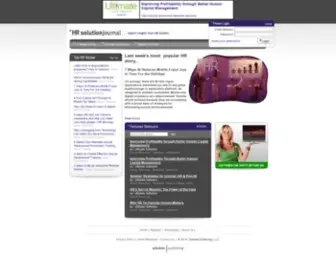 Hrsolutionjournal.com(Human Resource News) Screenshot