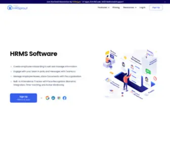 HRSprout.com(HRMS Software) Screenshot
