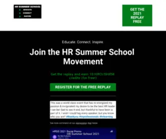 Hrsummerschool.org(HR Summer School) Screenshot