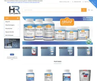 Hrsupplements.com(HR Supplements) Screenshot