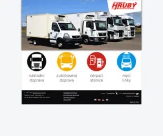 Hruby-Autodoprava.cz(Autodoprava Hrubý) Screenshot