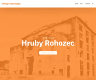 Hruby-Rohozec.eu(Specialist in recreatie) Screenshot