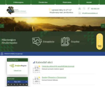 Hrusovansko.cz(Mikroregion Hrušovansko) Screenshot