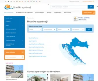 Hrvaskaapartmaji.si(Hrvaška Apartmaji) Screenshot