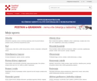 Hrvatiizvanrh.hr(Središnji državni ured za Hrvate izvan Republike Hrvatske) Screenshot